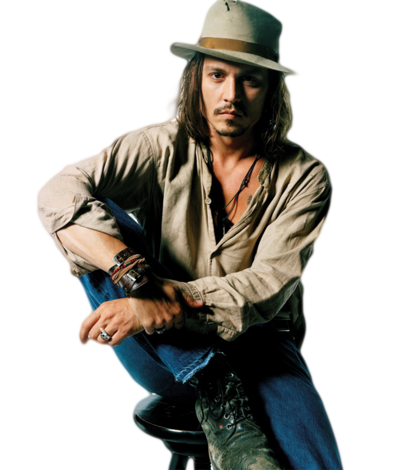 Johnny Depp PNG Isolated Image