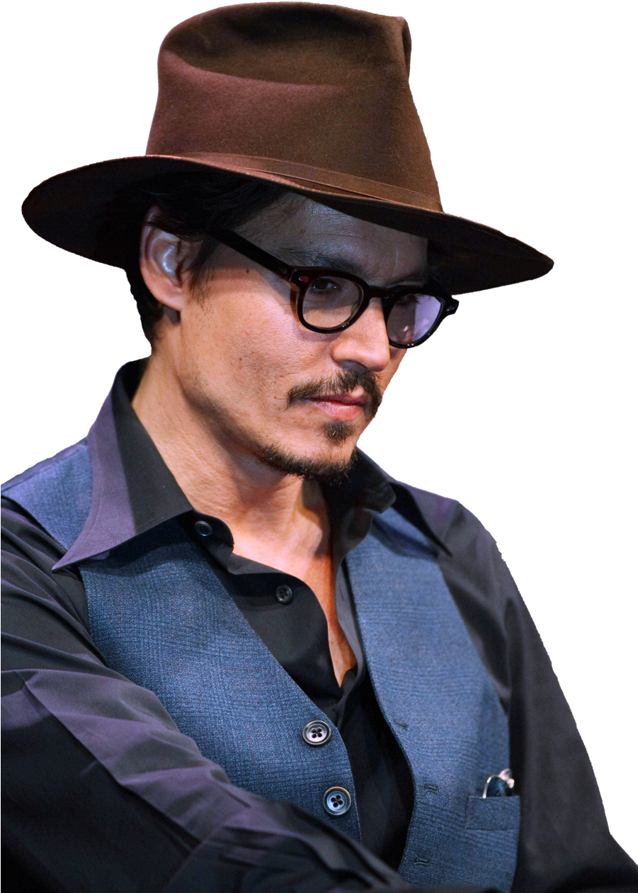 Johnny Depp PNG Isolated Pic