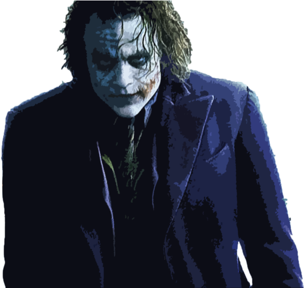 Joker Dark Knight PNG Isolated File