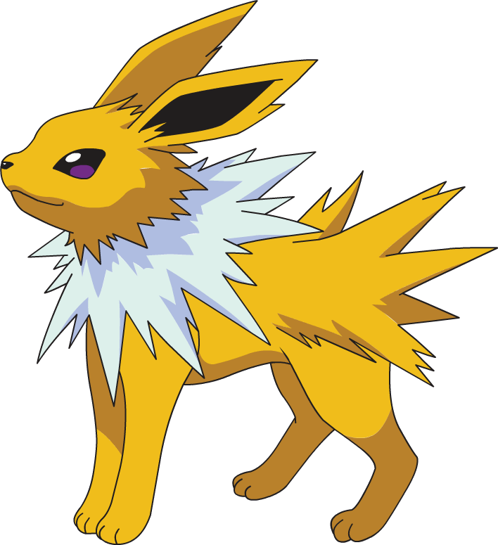 Jolteon Pokemon PNG Isolated HD