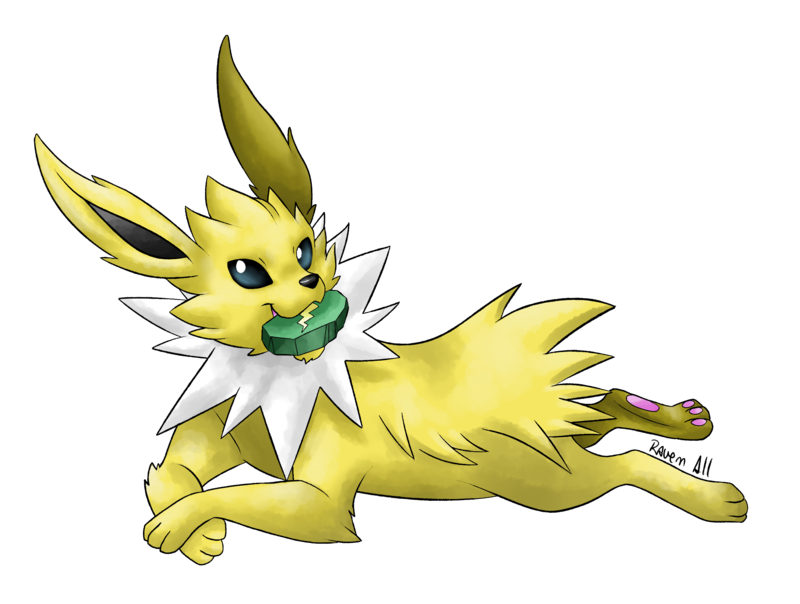 Jolteon Pokemon PNG Isolated Pic