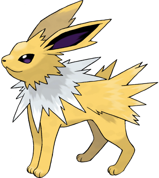 Jolteon Pokemon Transparent Isolated PNG