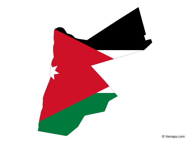 Jordan Flag PNG Clipart