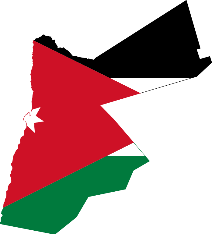 Jordan Flag PNG Image