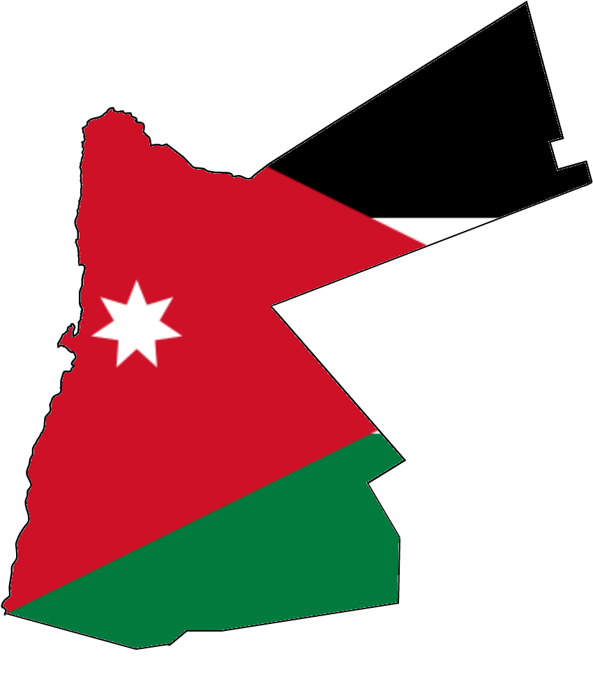 Jordan Flag PNG Pic