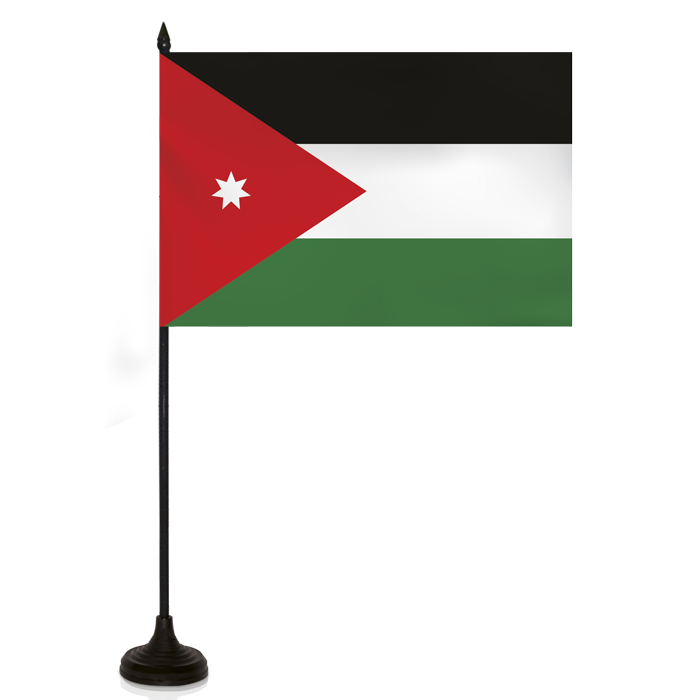Jordan Flag PNG Transparent