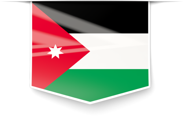 Jordan Flag Transparent PNG