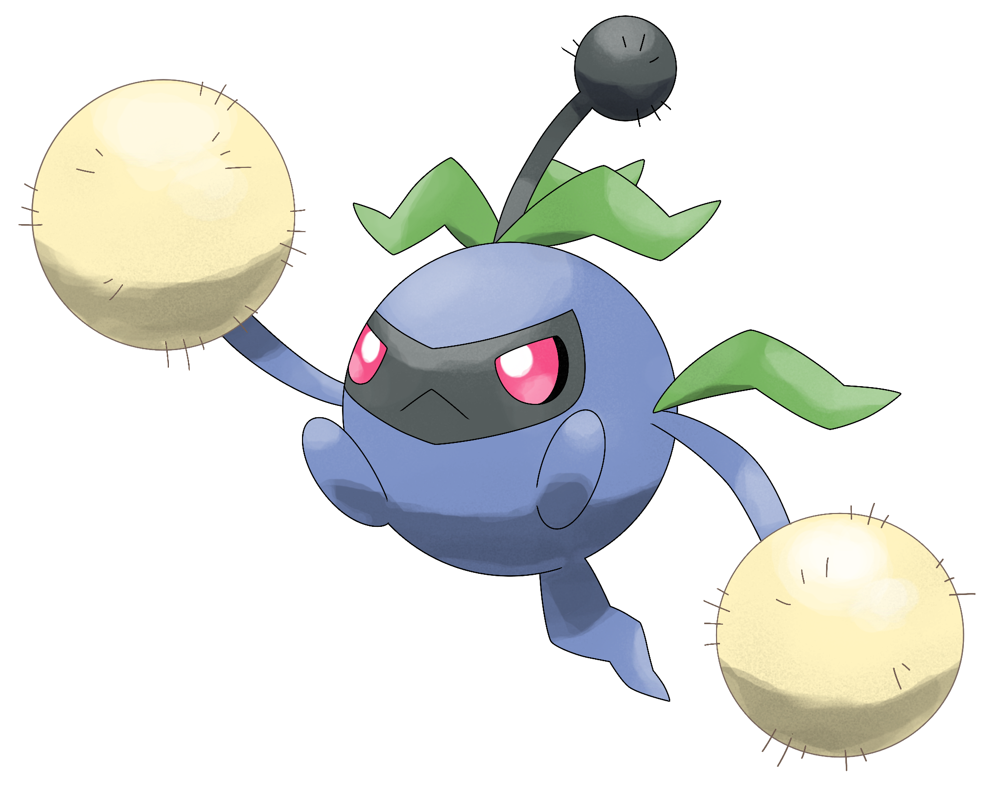 Jumpluff Pokemon PNG HD Isolated