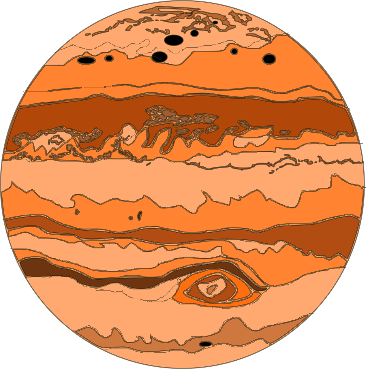 Jupiter PNG Isolated Image