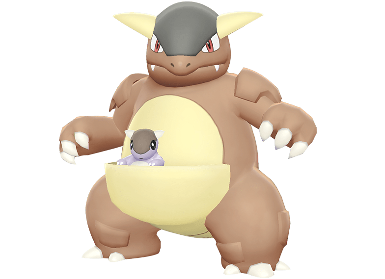 Kangaskhan Pokemon PNG Background Image