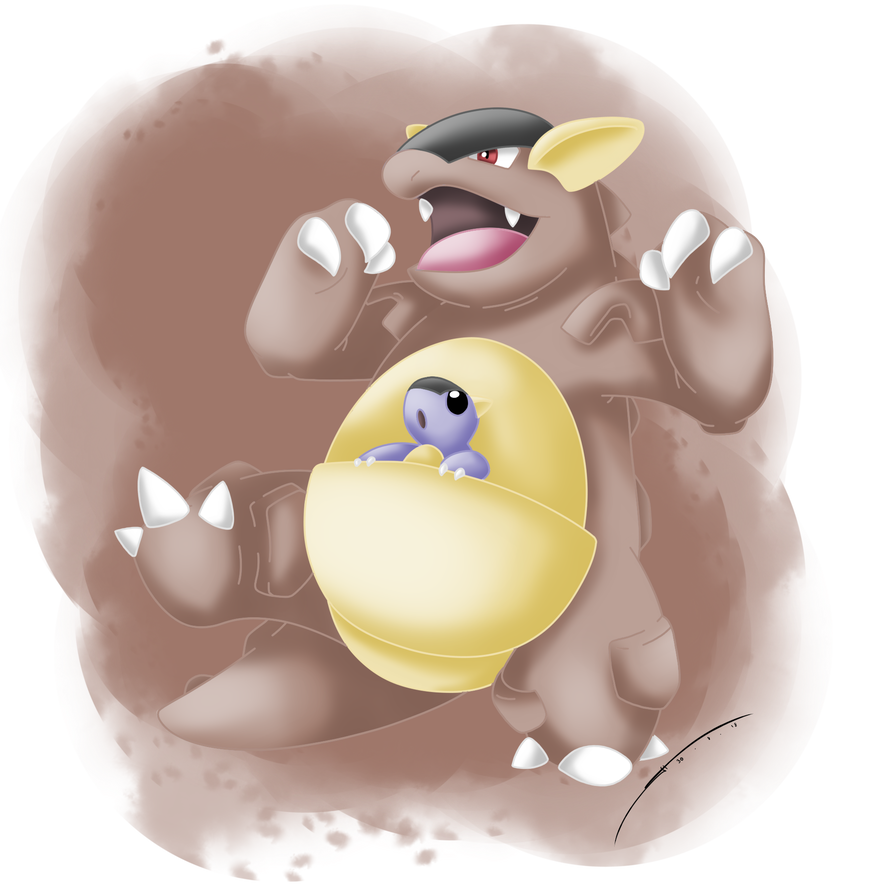 Kangaskhan Pokemon PNG Image