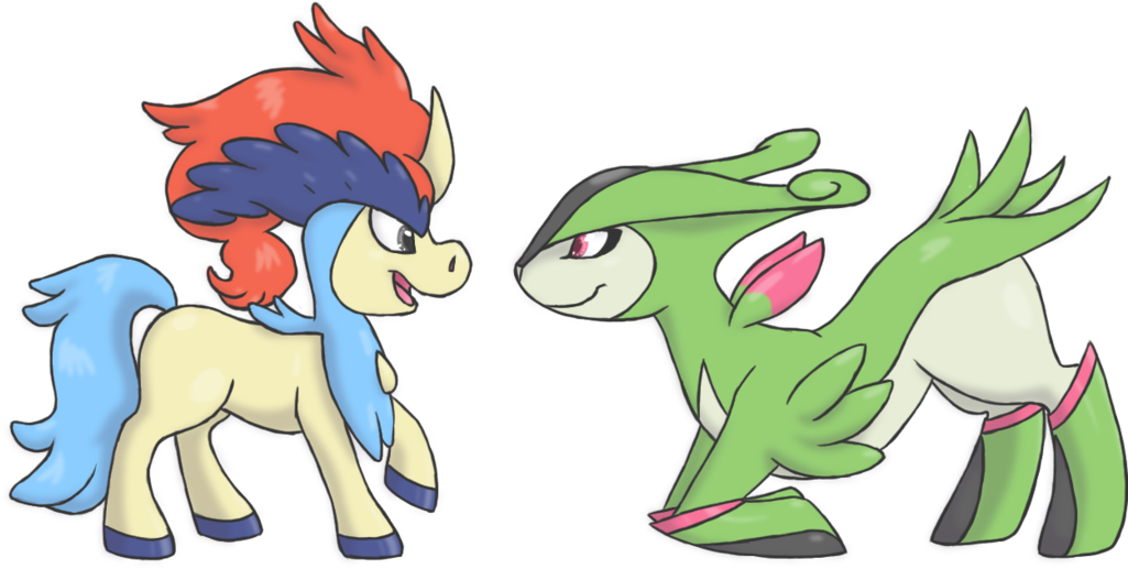 Keldeo Pokemon PNG Isolated Transparent Picture