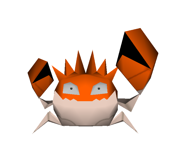 Kingler Pokemon PNG Isolated Picture