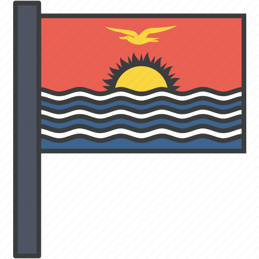 Kiribati Flag PNG File