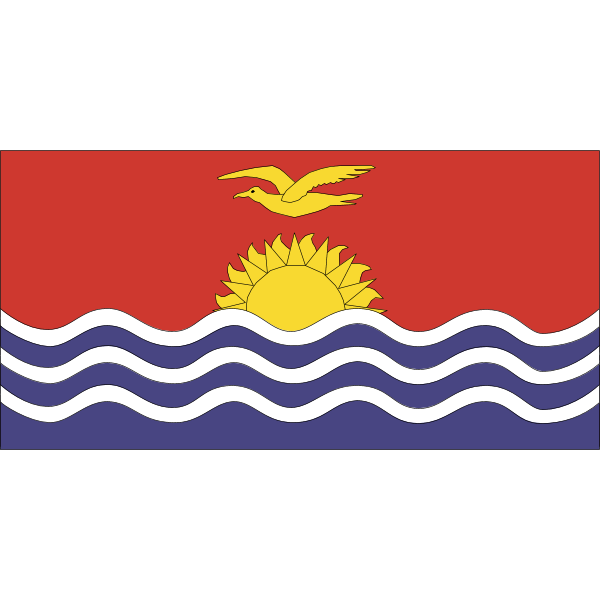 Kiribati Flag PNG Photo
