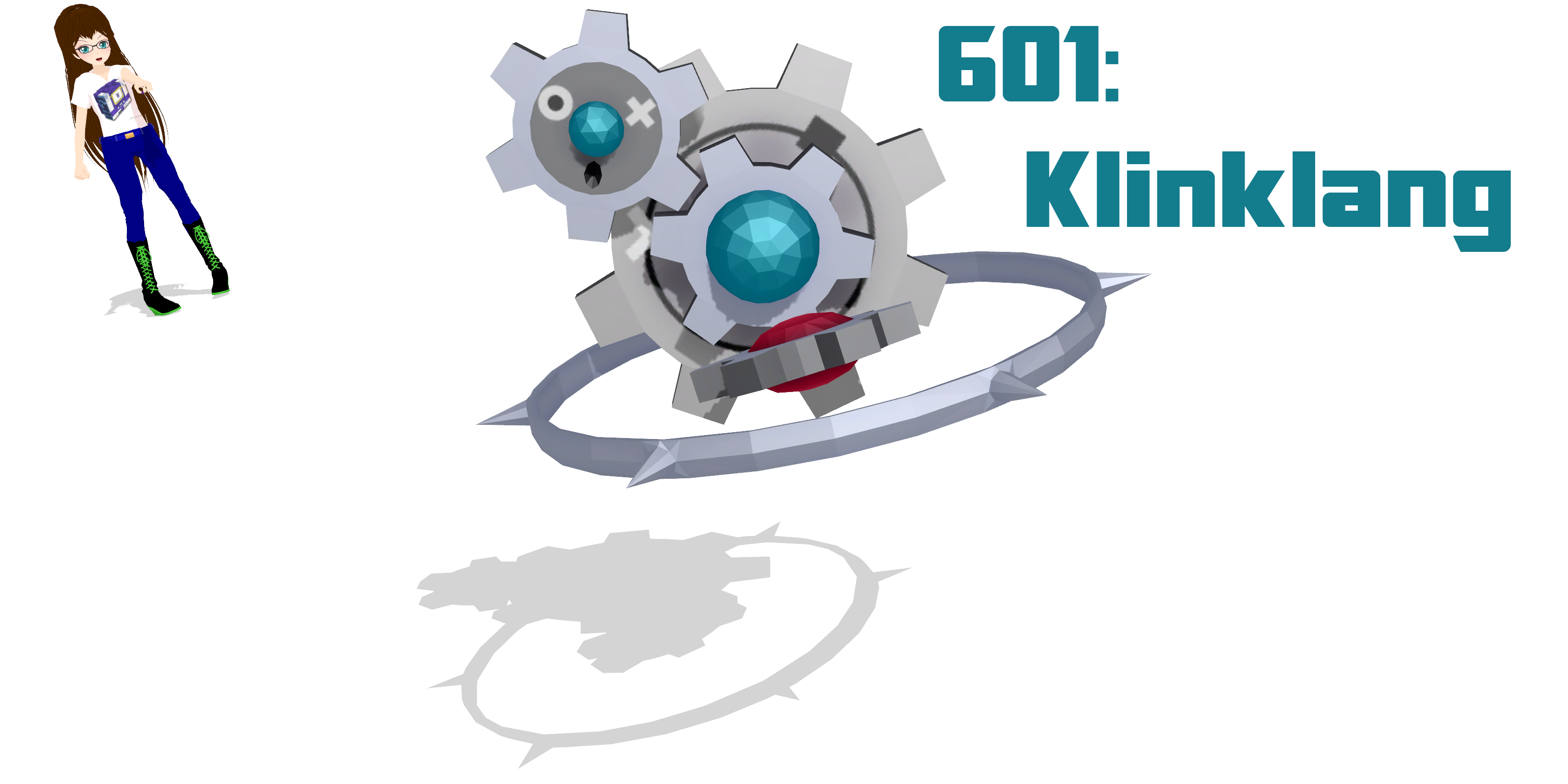 Klinklang Pokemon PNG Isolated Pic