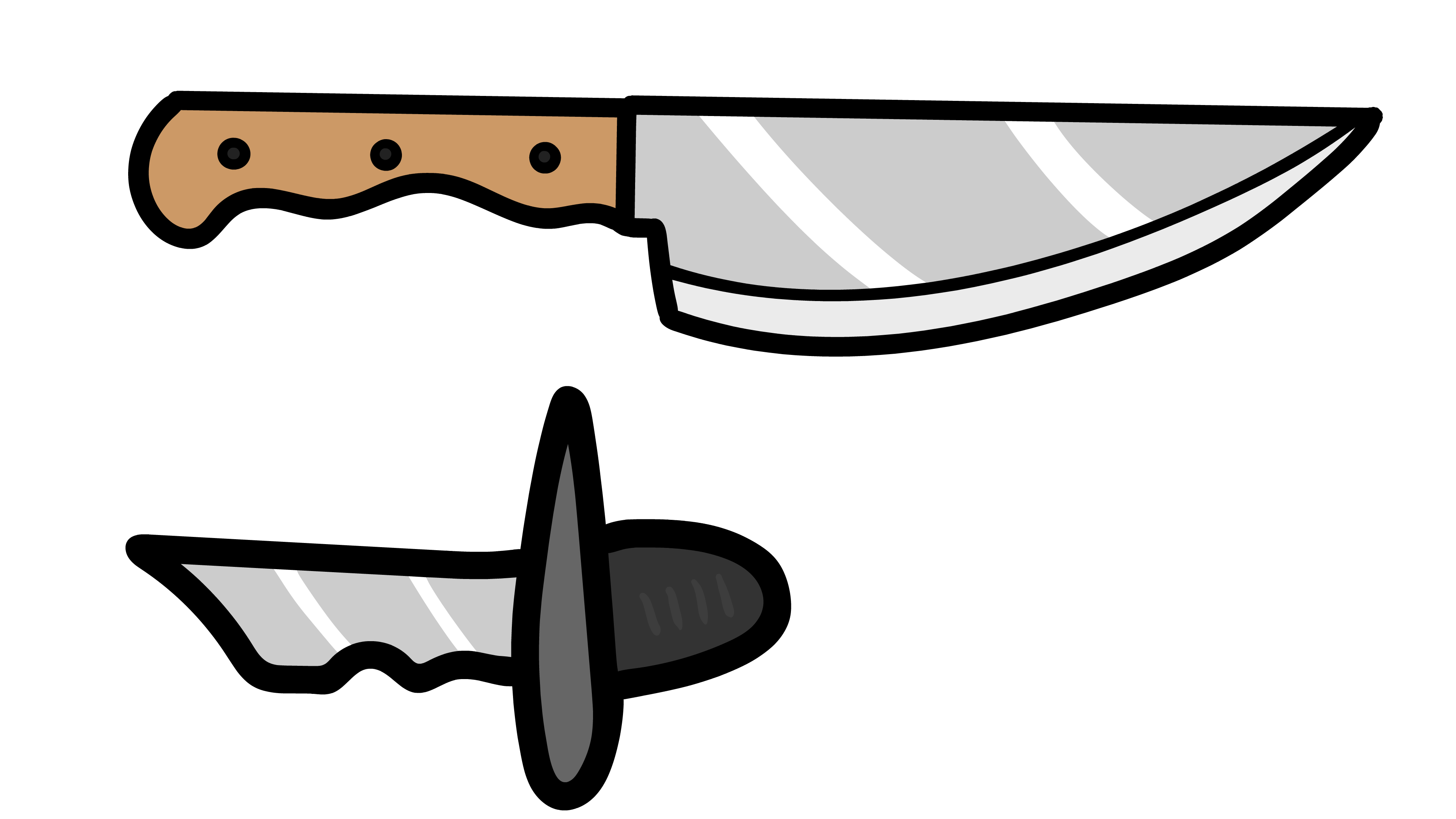 Knives PNG Isolated Transparent