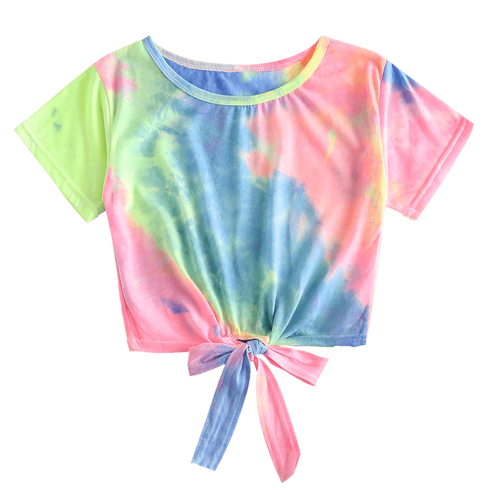 Knot Crop T-Shirt PNG File