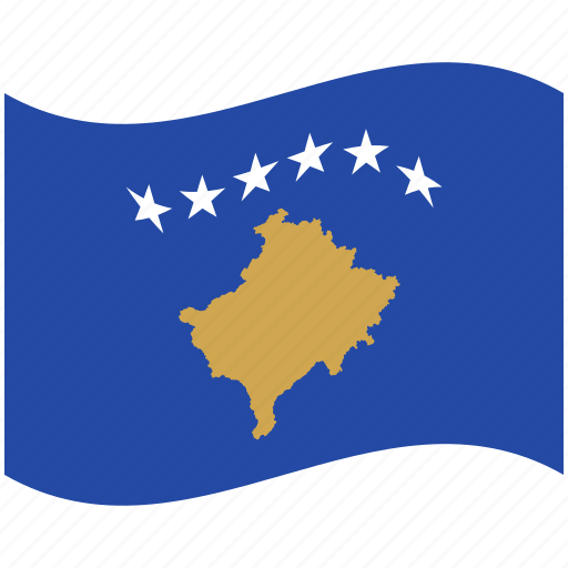 Kosovo Flag PNG Photo
