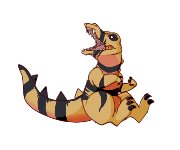 Krokoroc Pokemon PNG Picture