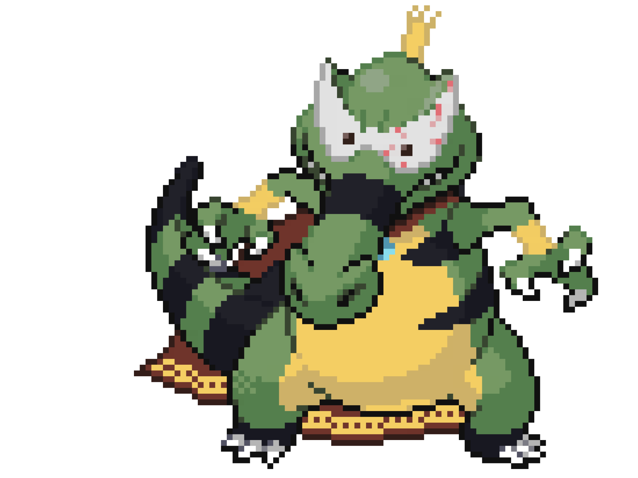 Krookodile Pokemon PNG Isolated Clipart