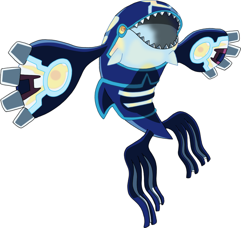 Kyogre Pokemon PNG Isolated Picture