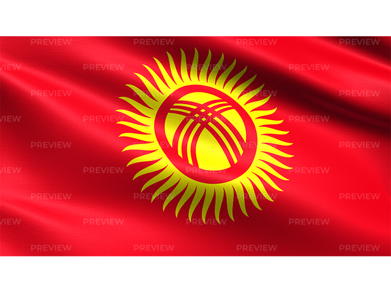 Kyrgyzstan Flag PNG Clipart