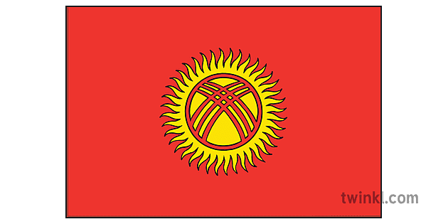 Kyrgyzstan Flag PNG Photos