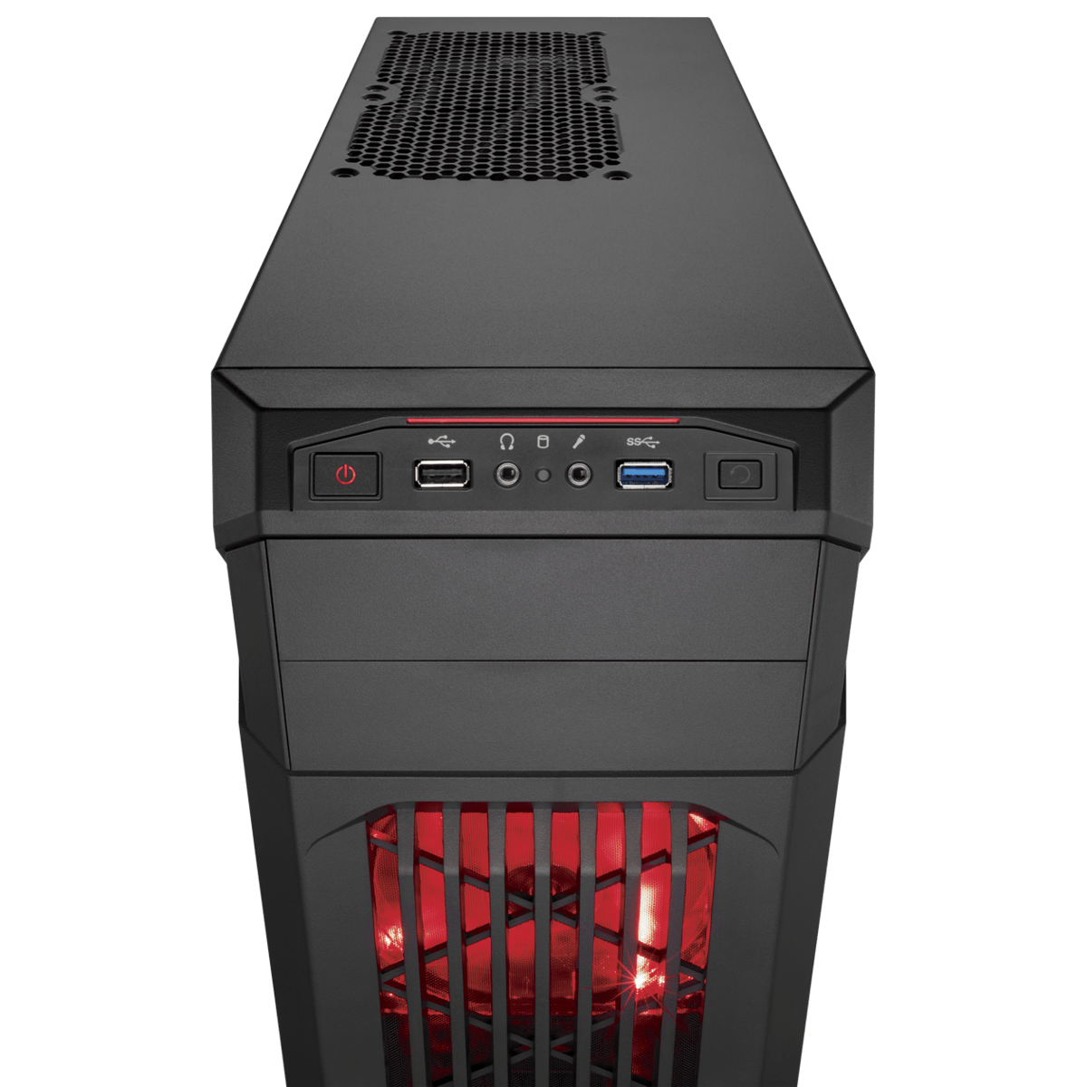 LED CPU Cabinet PNG Isolated Clipart