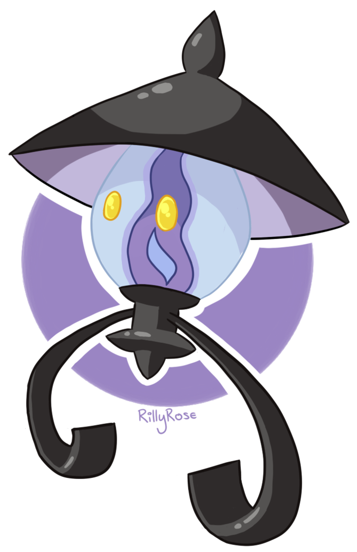 Lampent Pokemon PNG Isolated Photo