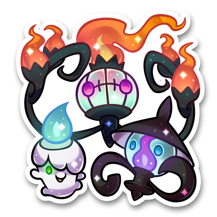 Lampent Pokemon PNG Isolated Pic