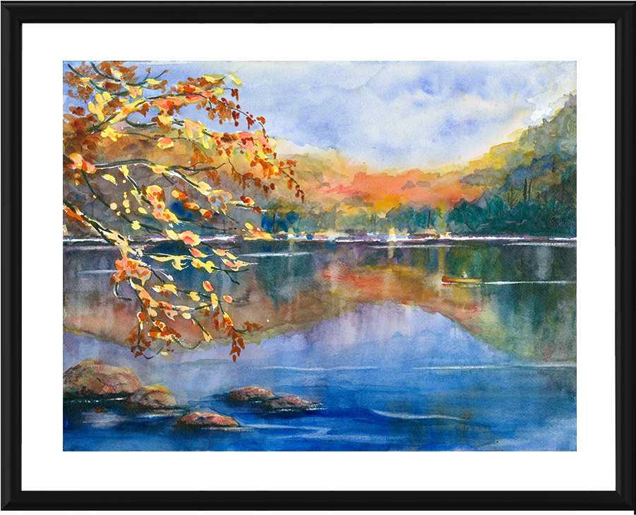 Landscape Painting Art PNG File