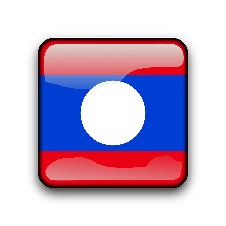 Laos Flag Download PNG Image