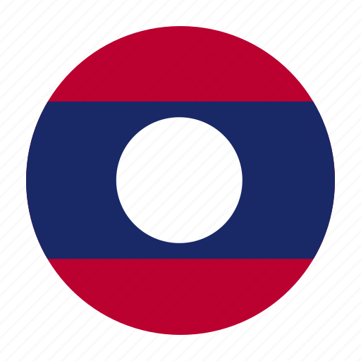 Laos Flag PNG Isolated Photo