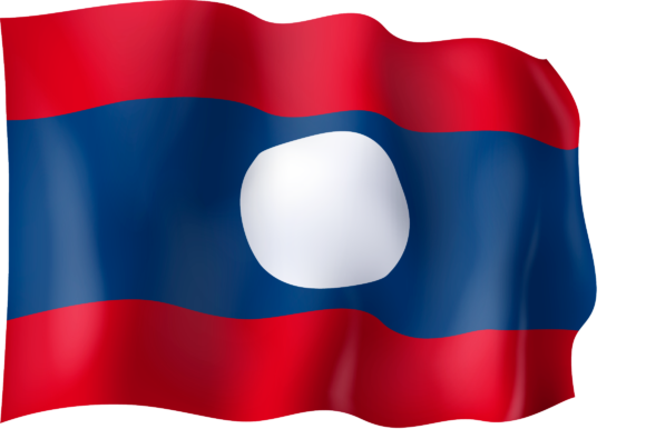 Laos Flag Transparent PNG