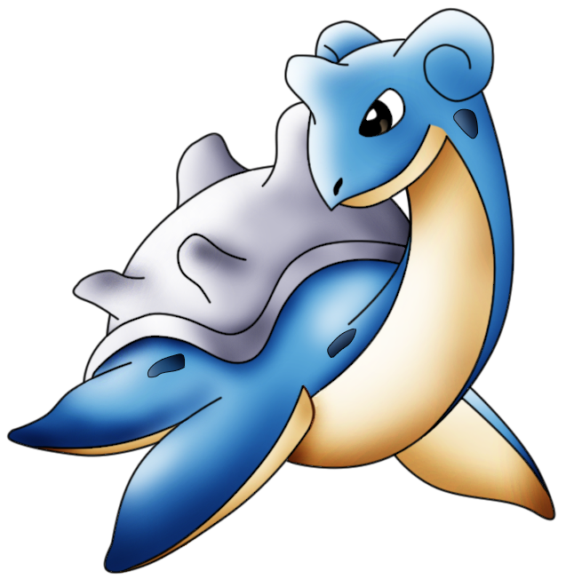 Lapras Pokemon Background Isolated PNG