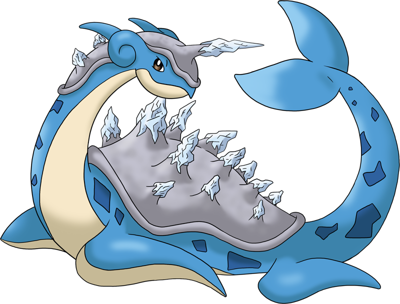 Lapras Pokemon PNG Isolated Clipart