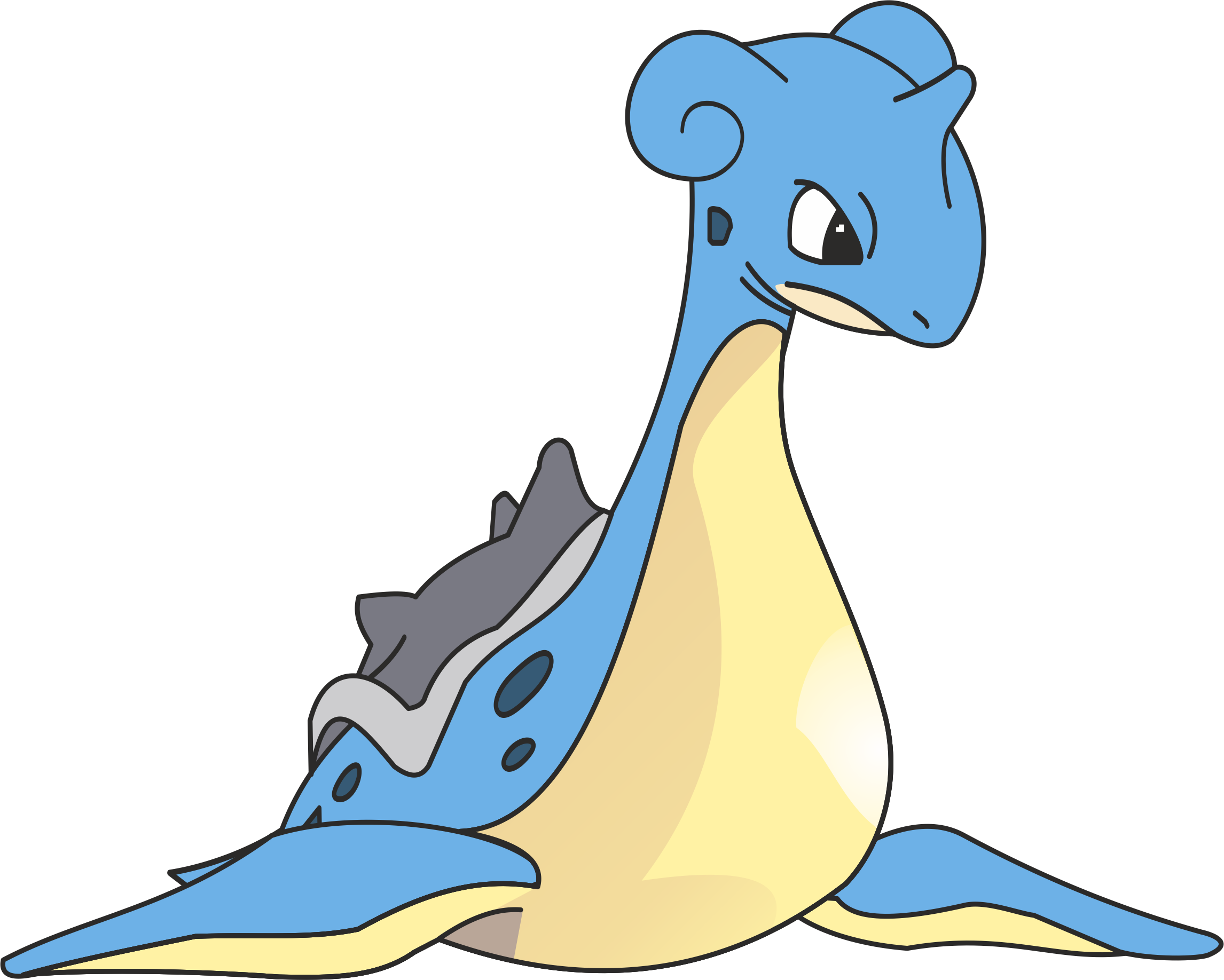 Lapras Pokemon PNG Isolated HD