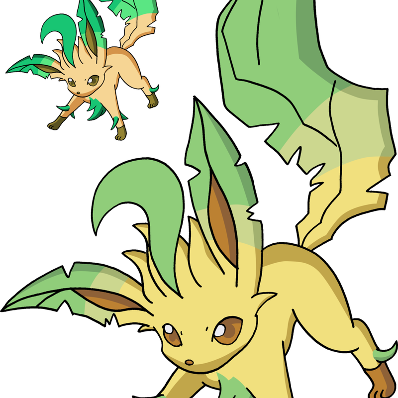 Leafeon Pokemon PNG HD Isolated