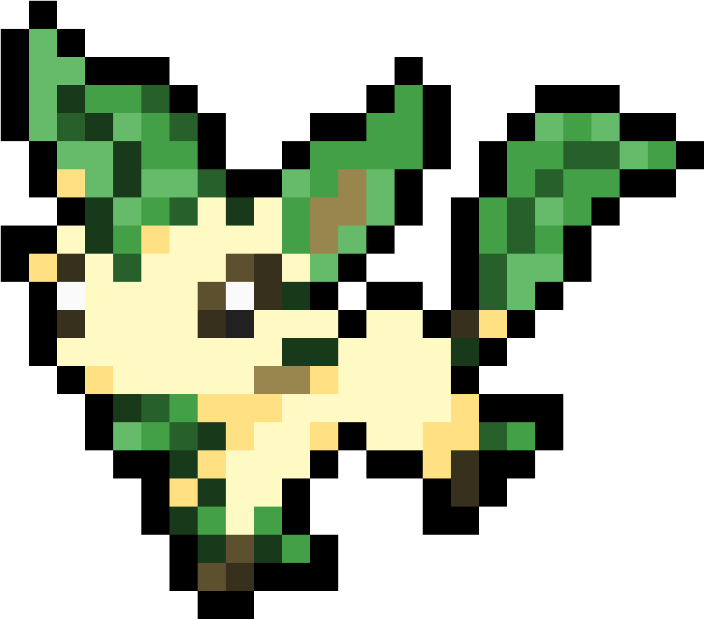 Leafeon Pokemon PNG Isolated File