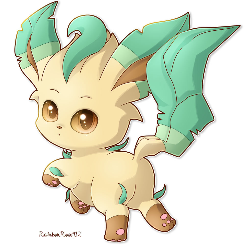 Leafeon Pokemon PNG Isolated Photos