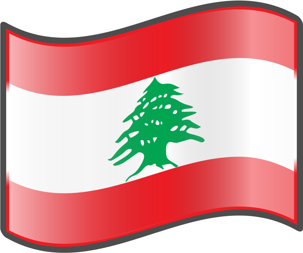 Lebanon Flag PNG Isolated Image
