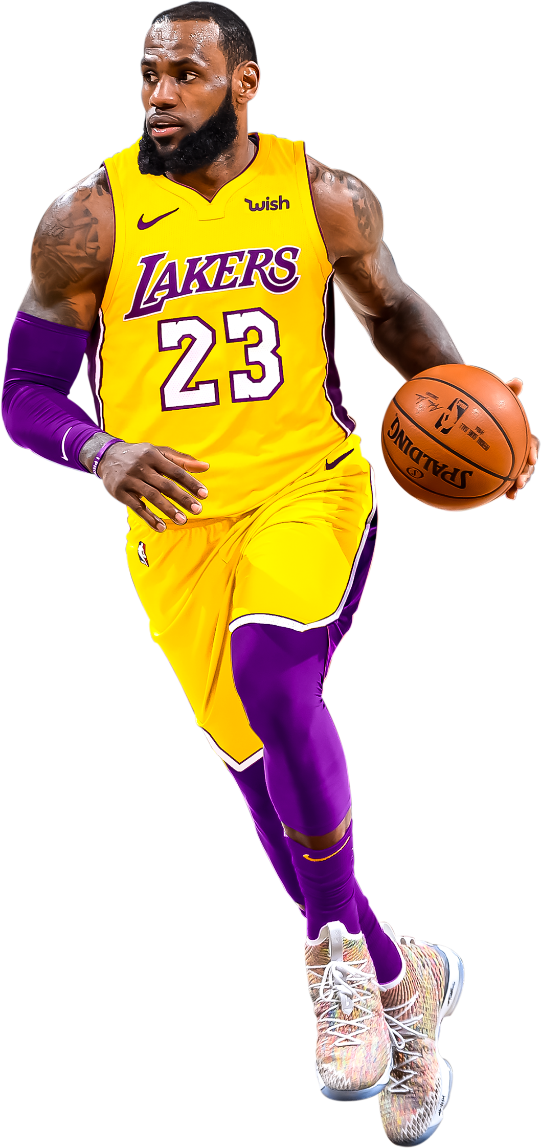 Lebron James Lakers PNG HD