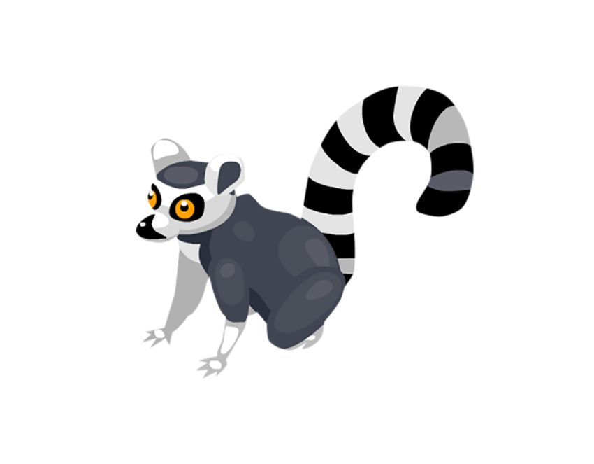 Lemurs PNG File