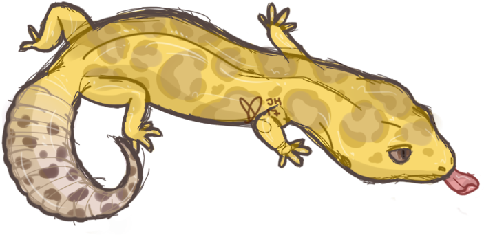 Leopard Lizards PNG Isolated Image