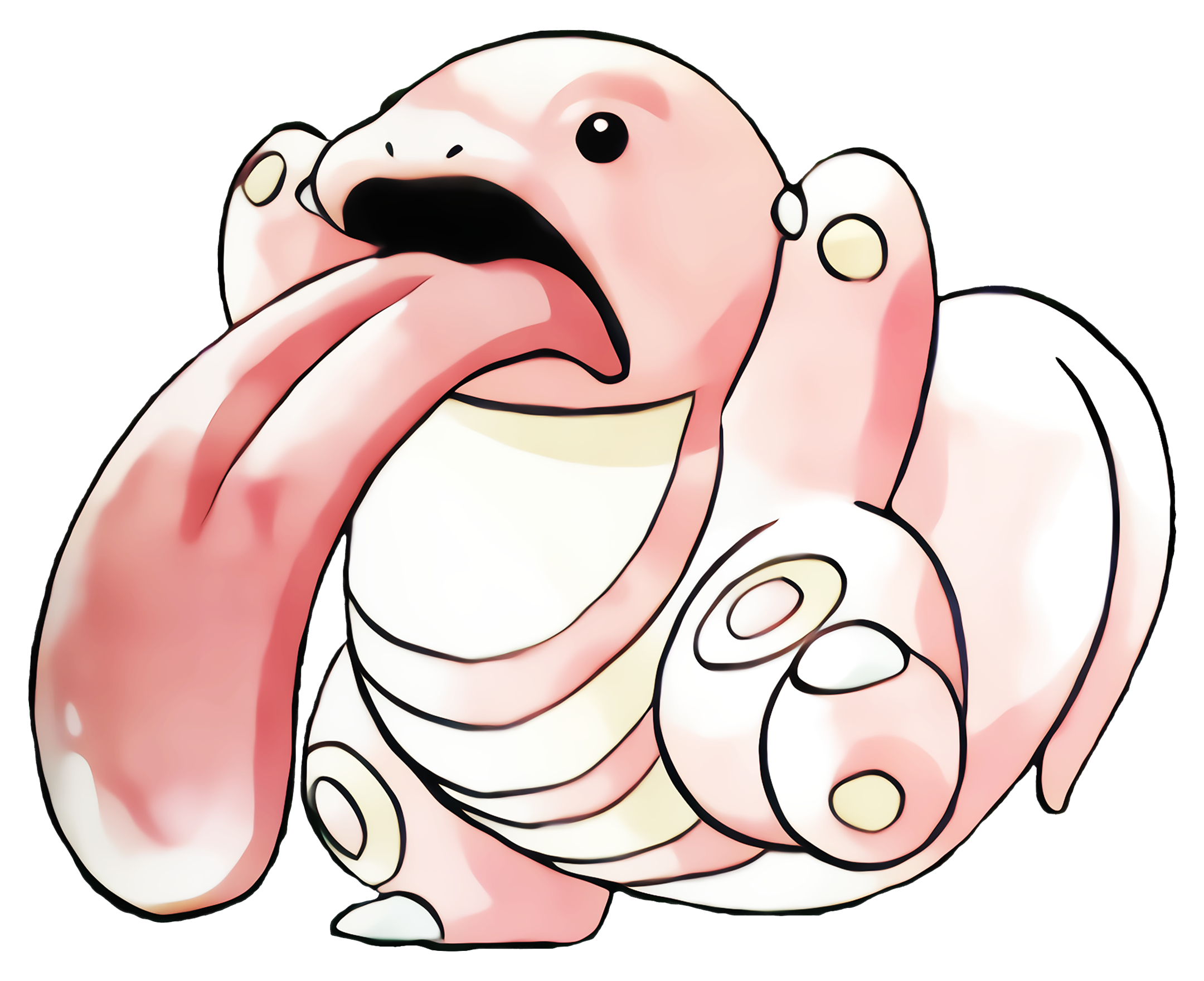 Lickitung Pokemon PNG Isolated Image