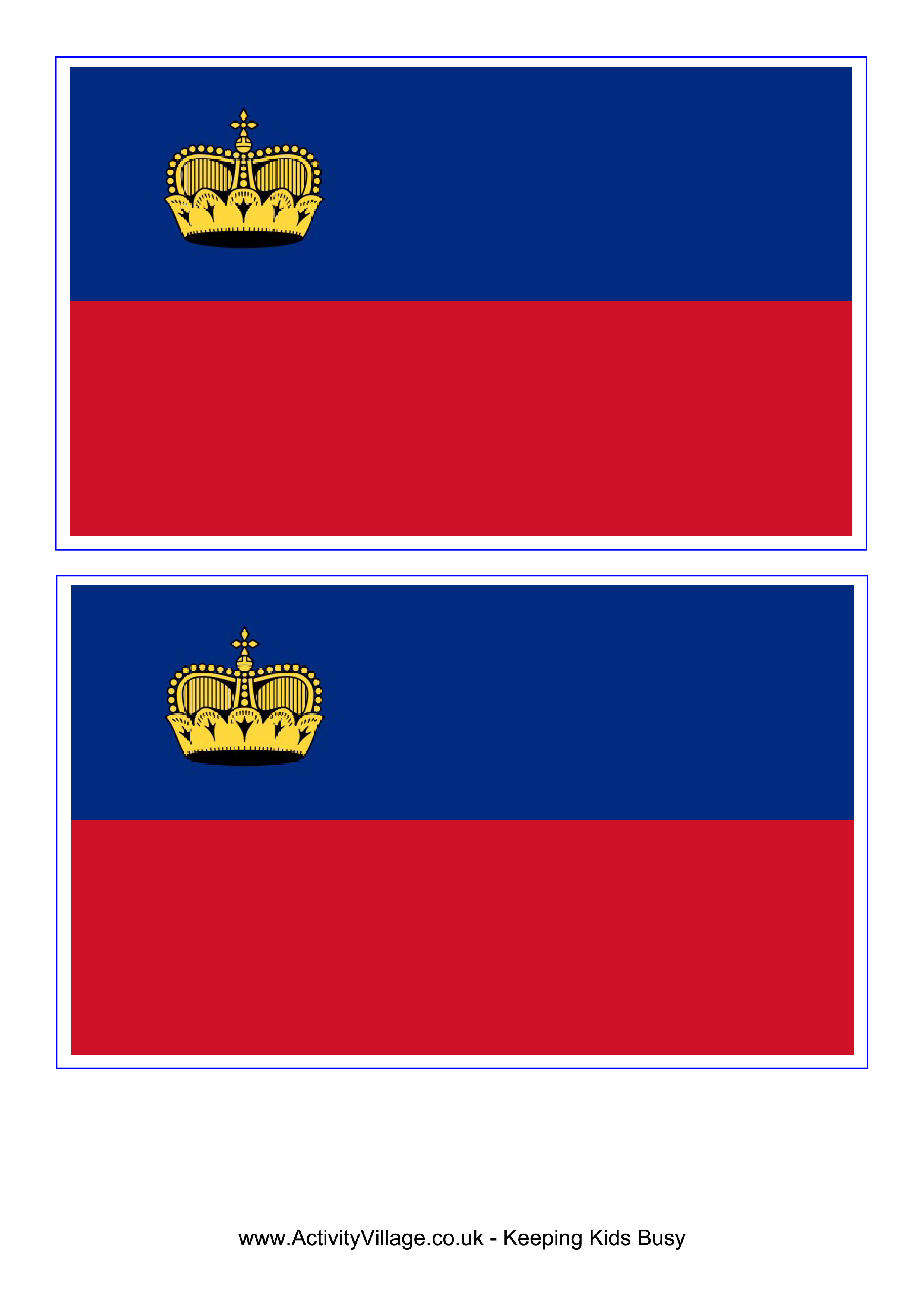 Liechtenstein Flag PNG HD Isolated