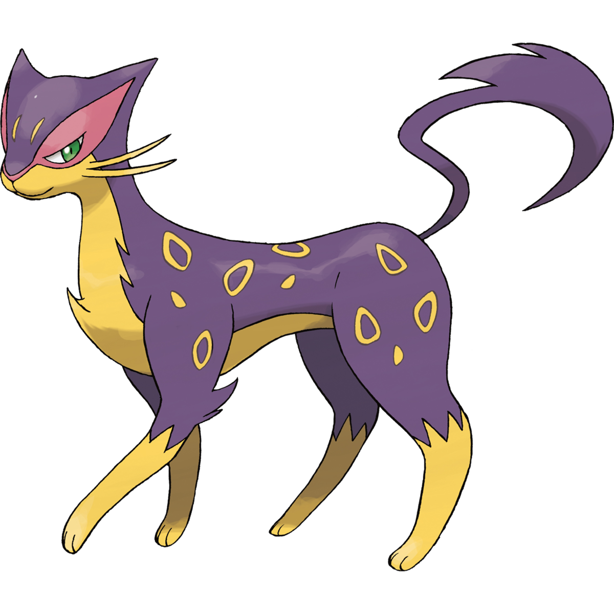Liepard Pokemon PNG Isolated Transparent