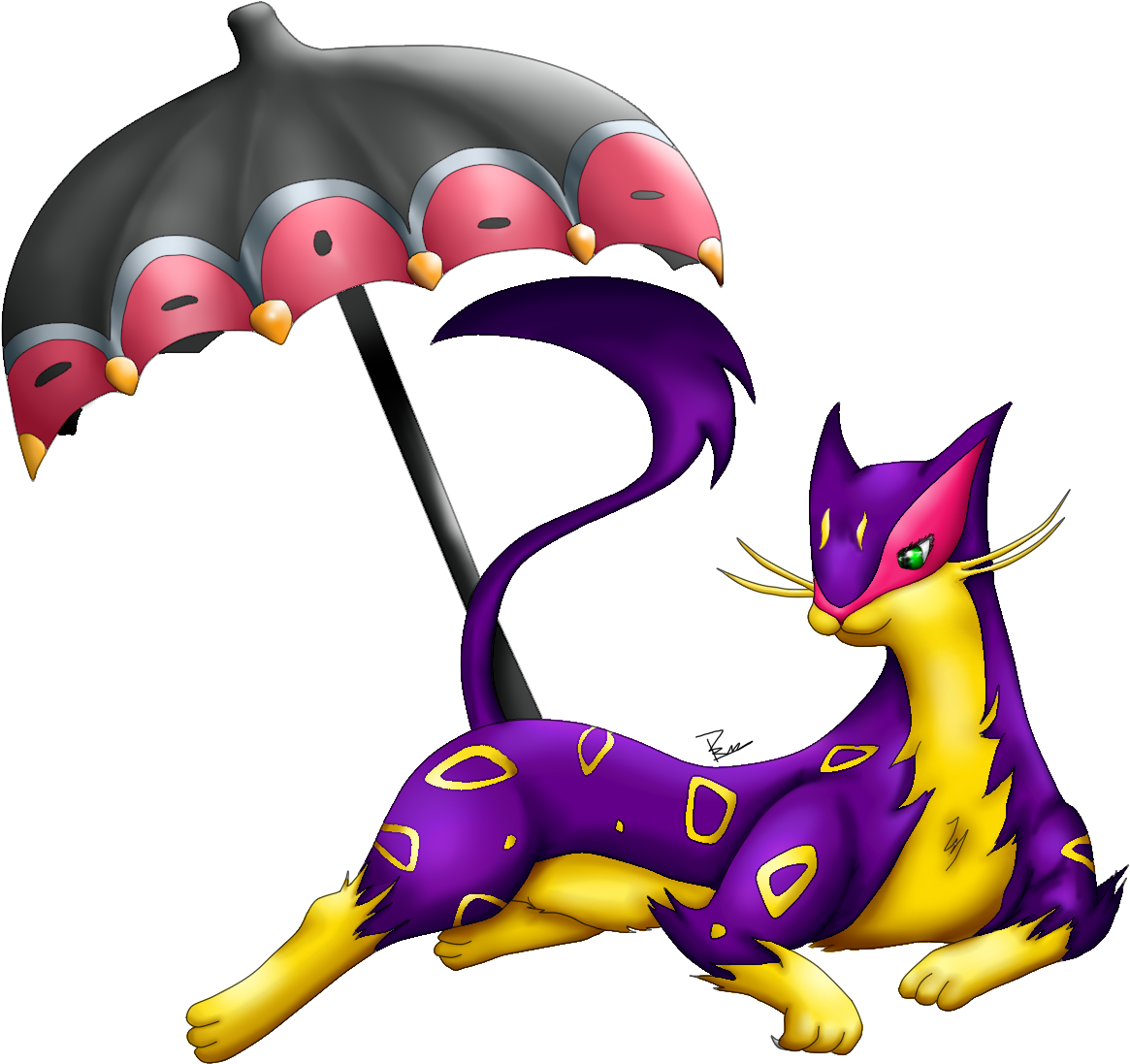 Liepard Pokemon Transparent Isolated PNG