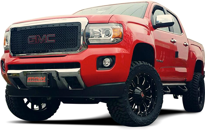 Lifted GMC Trucks PNG Isolated File